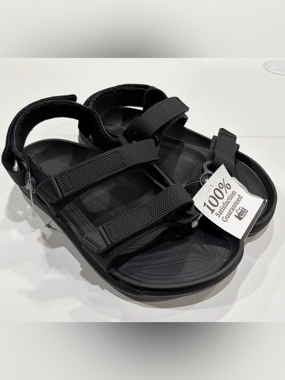 Birkenstock Women's Size 6 EU 37 Kalahari Sandals Black NWT Contoured Footbed